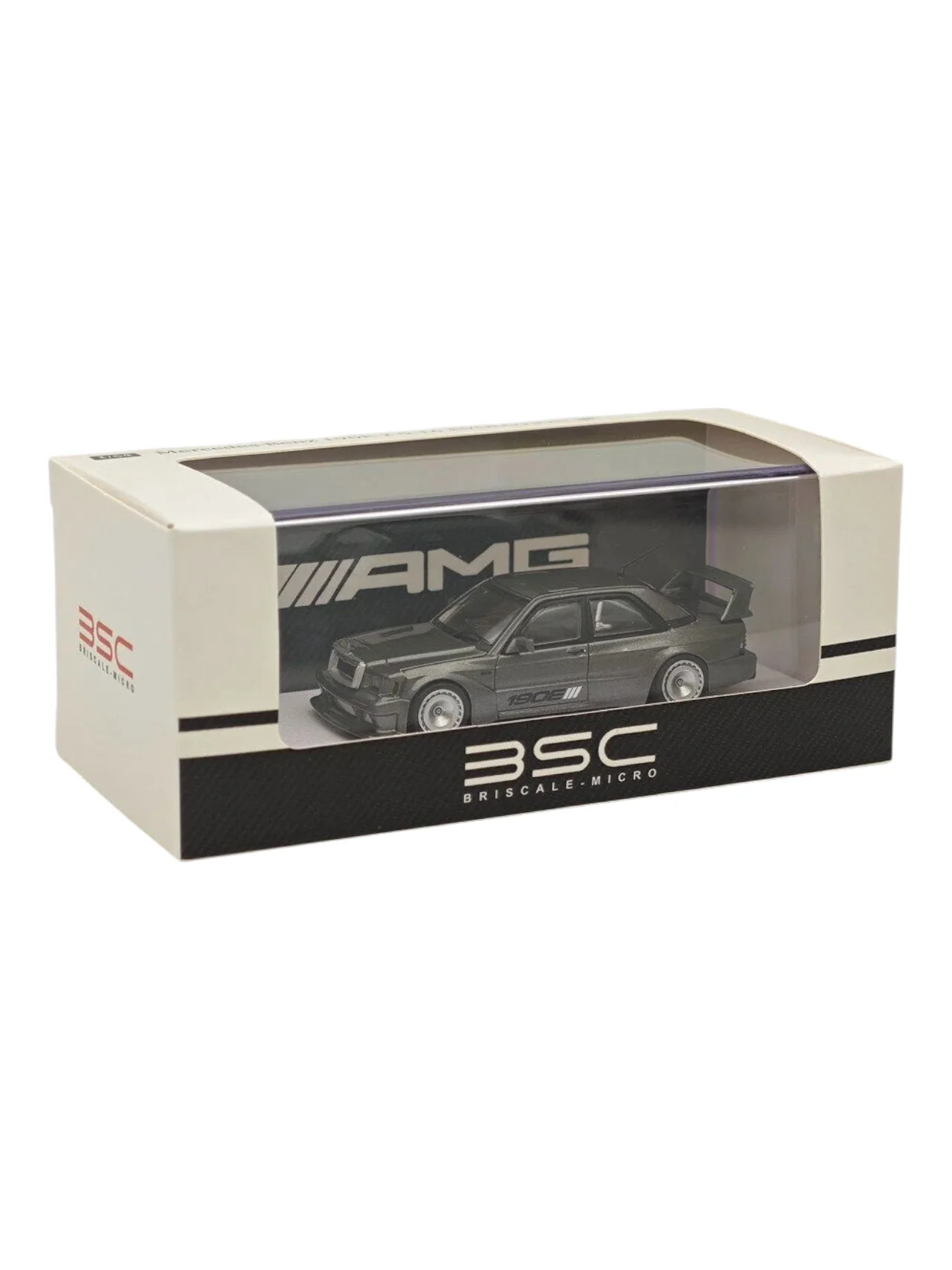 BSC Models Mercedes-Benz 190E 2.5-16 Evolution III Premium Diecast 1:64 Scale (With Acrylic Case) - Image 2