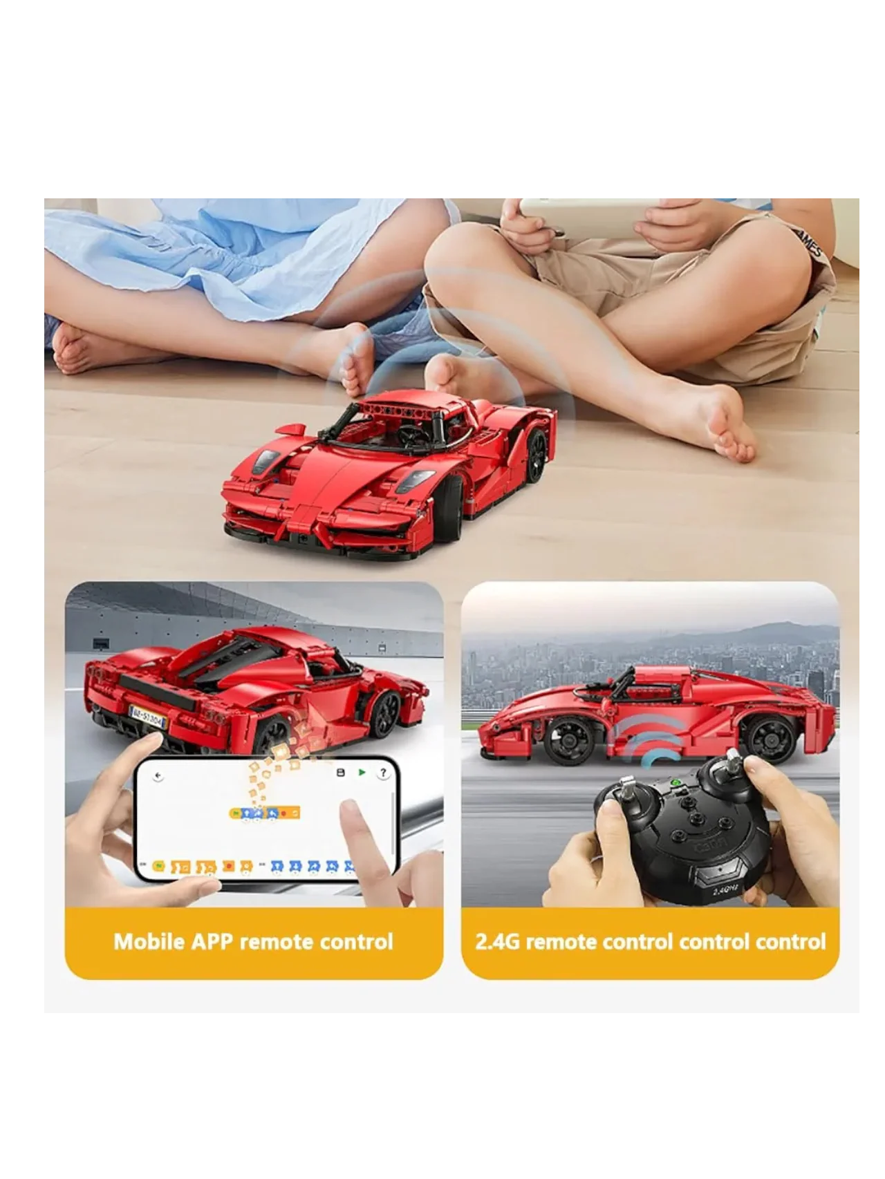 Cada dual mode control (rc) Red blade sport car 1:12 Scale - Image 9