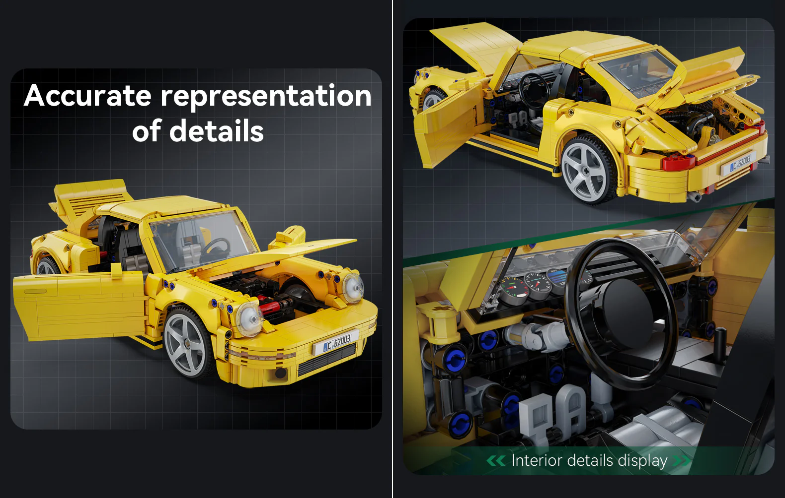 CaDa RUF CTR 2017 Yellowbird Dual Mode Control 1:12 - Image 7