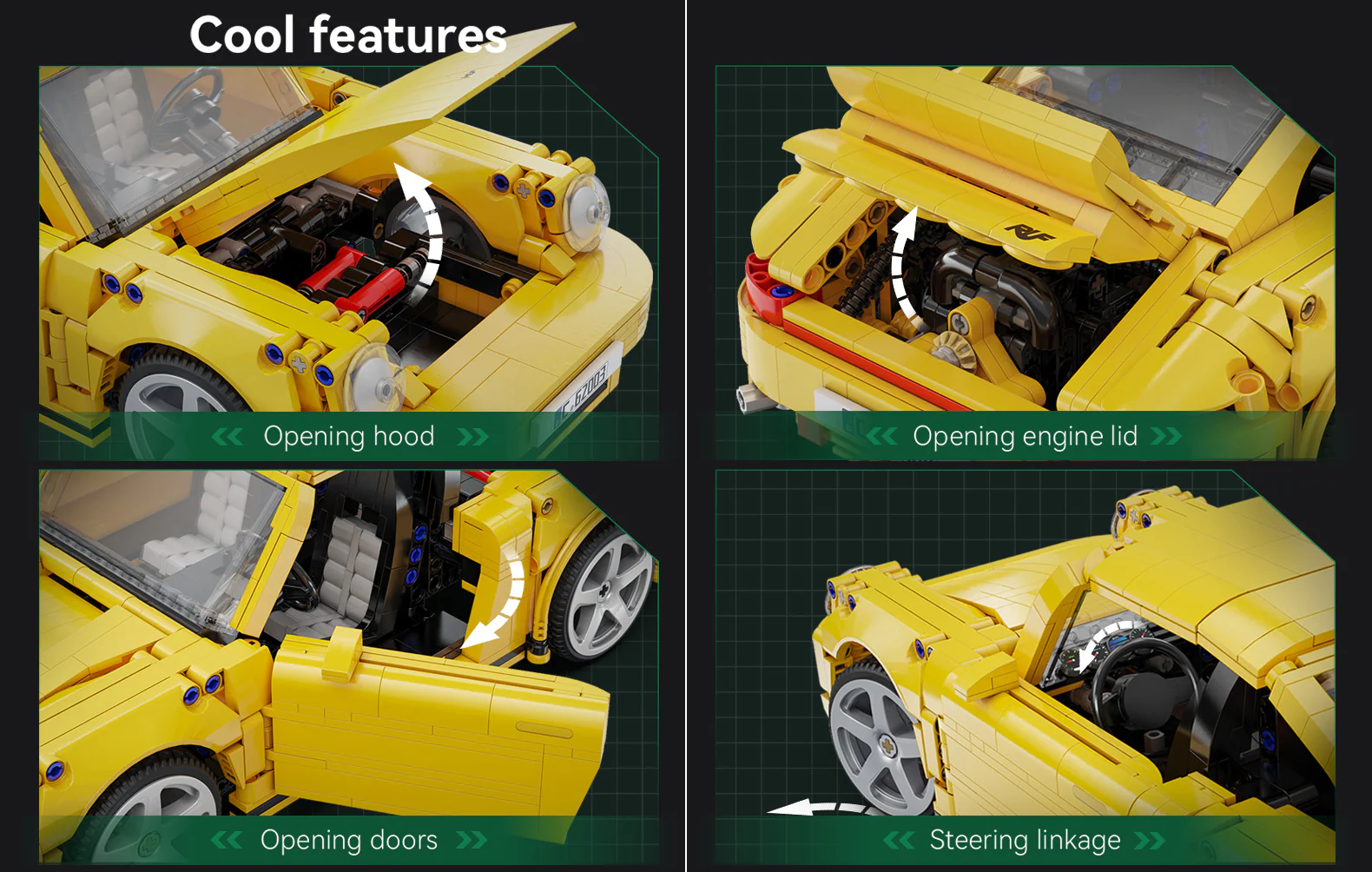 CaDa RUF CTR 2017 Yellowbird Dual Mode Control 1:12 - Image 8