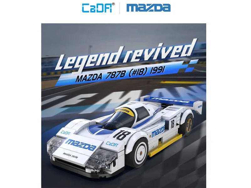 CaDA MAZDA 787B 1:24 | 242 PCS - Image 17