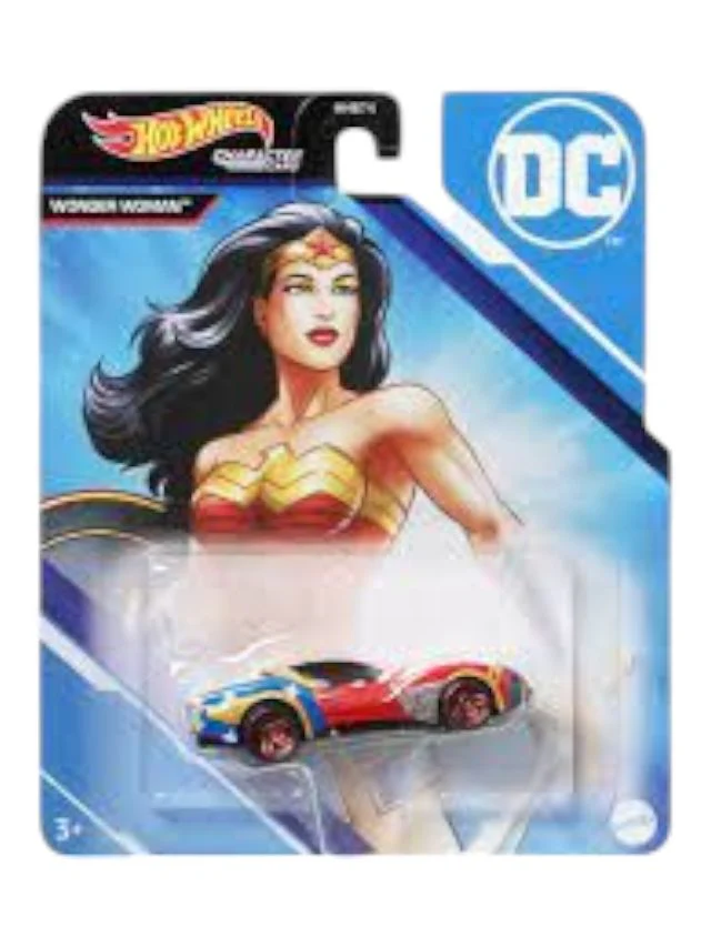 Carrinho Hot Wheels Character Cars Wonder Woman Mulher Maravilha DC GYB48 - Image 2