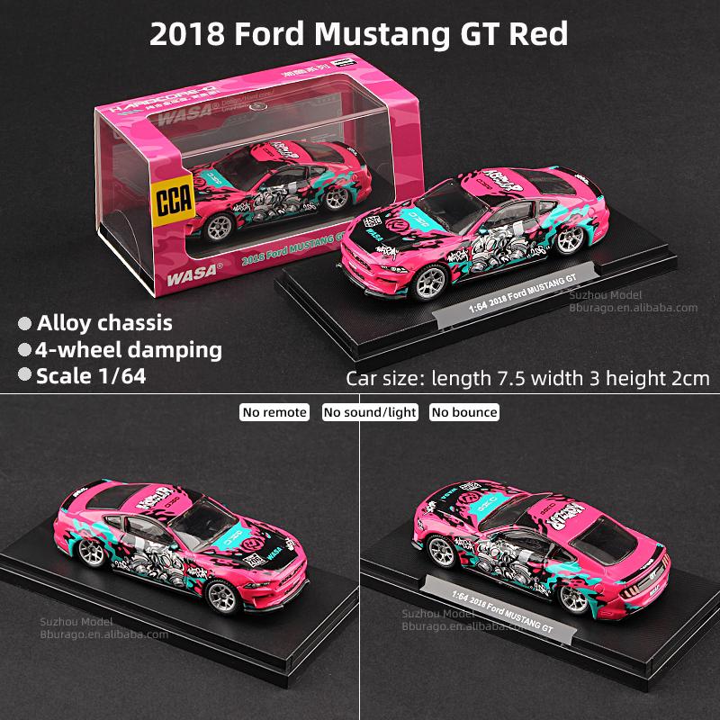 CCA 2018 ford mustang gt 1:64 Scale (with acrylic case) - Image 2