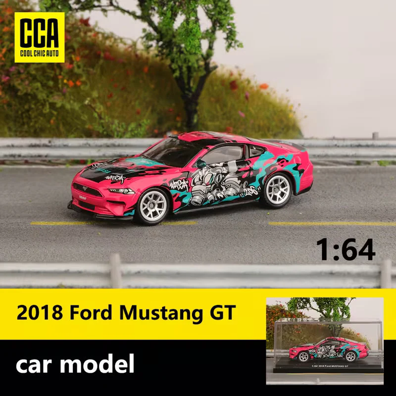 CCA 2018 ford mustang gt 1:64 Scale (with acrylic case) - Image 3