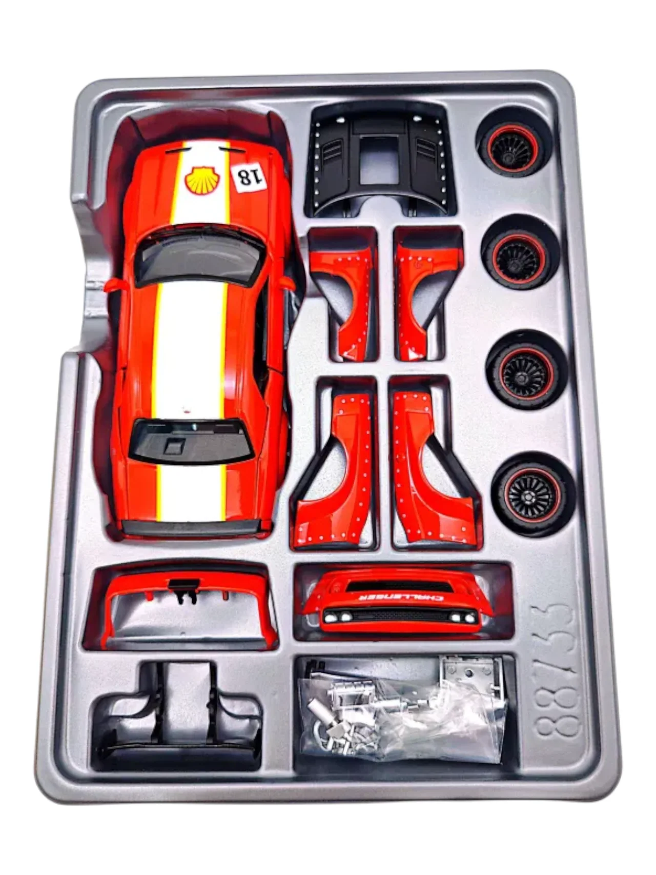 CCA 2022 Dodge Challenger SRT Jailbreak 2 in 1 Car Tuning Set 1:36 Scale - Image 2