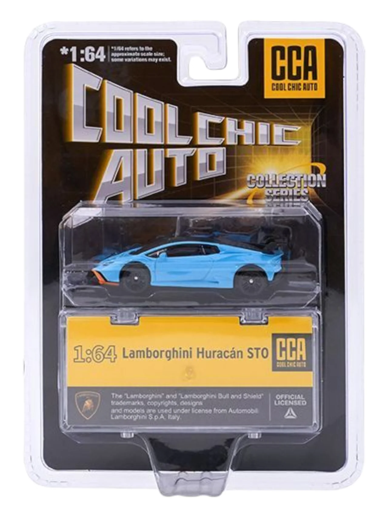 CCA Lamborghini Huracan STO Collection Series 1:64 Scale (With Acrylic Case)
