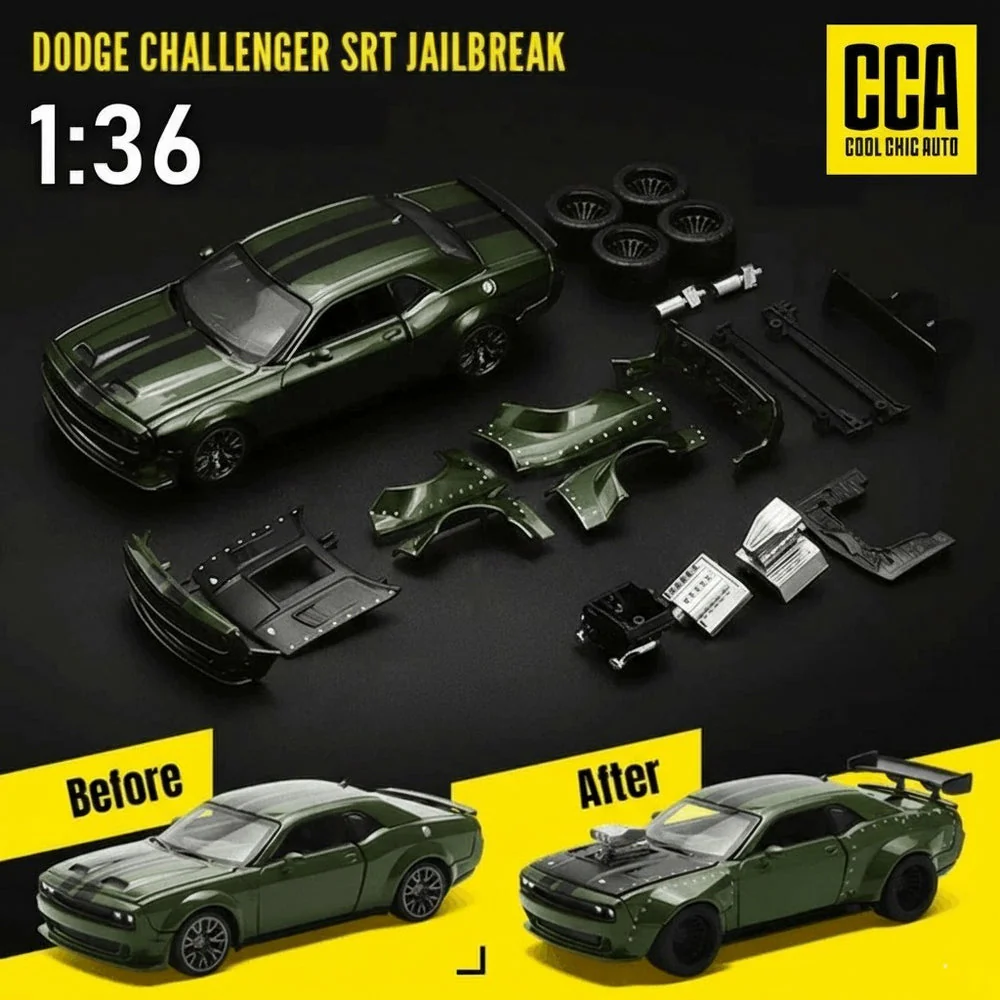 CCA Official Licensed 2022 Dodge Challenger SRT Jailbreak 1:36 Scale - Image 3