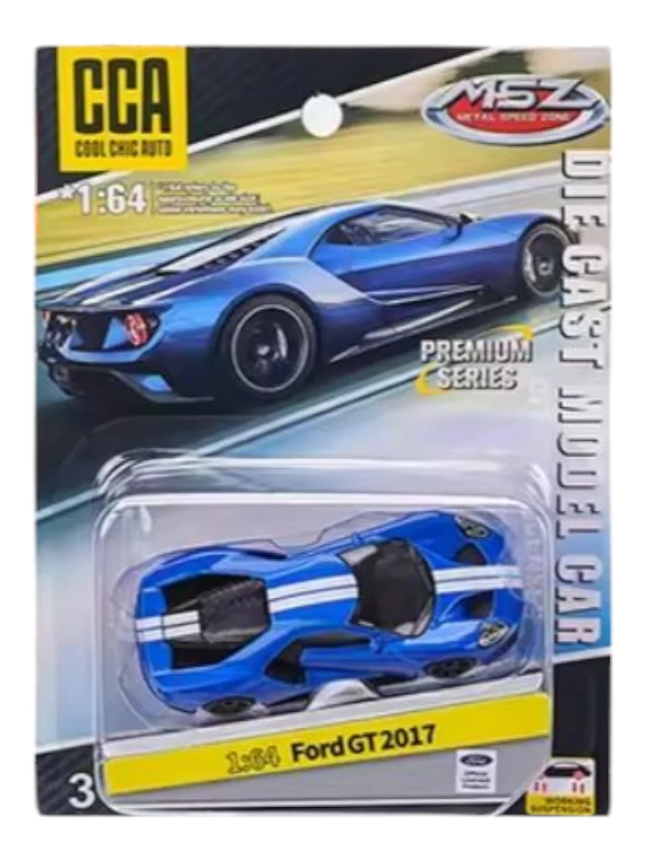 CCA Premium Series Ford GT 2017 1:64 Scale