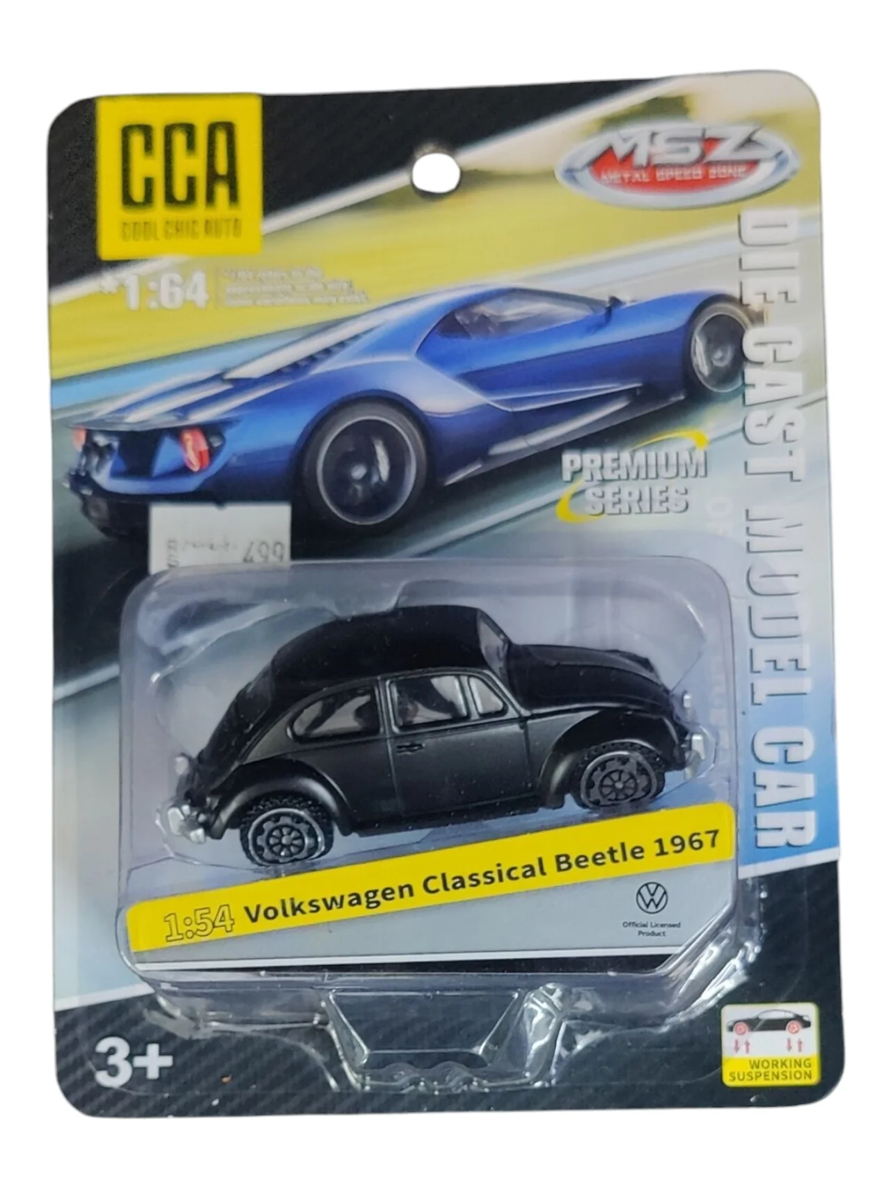 CCA Premium Series Volkswagen Classical Beetle 1967 1:54 Scale