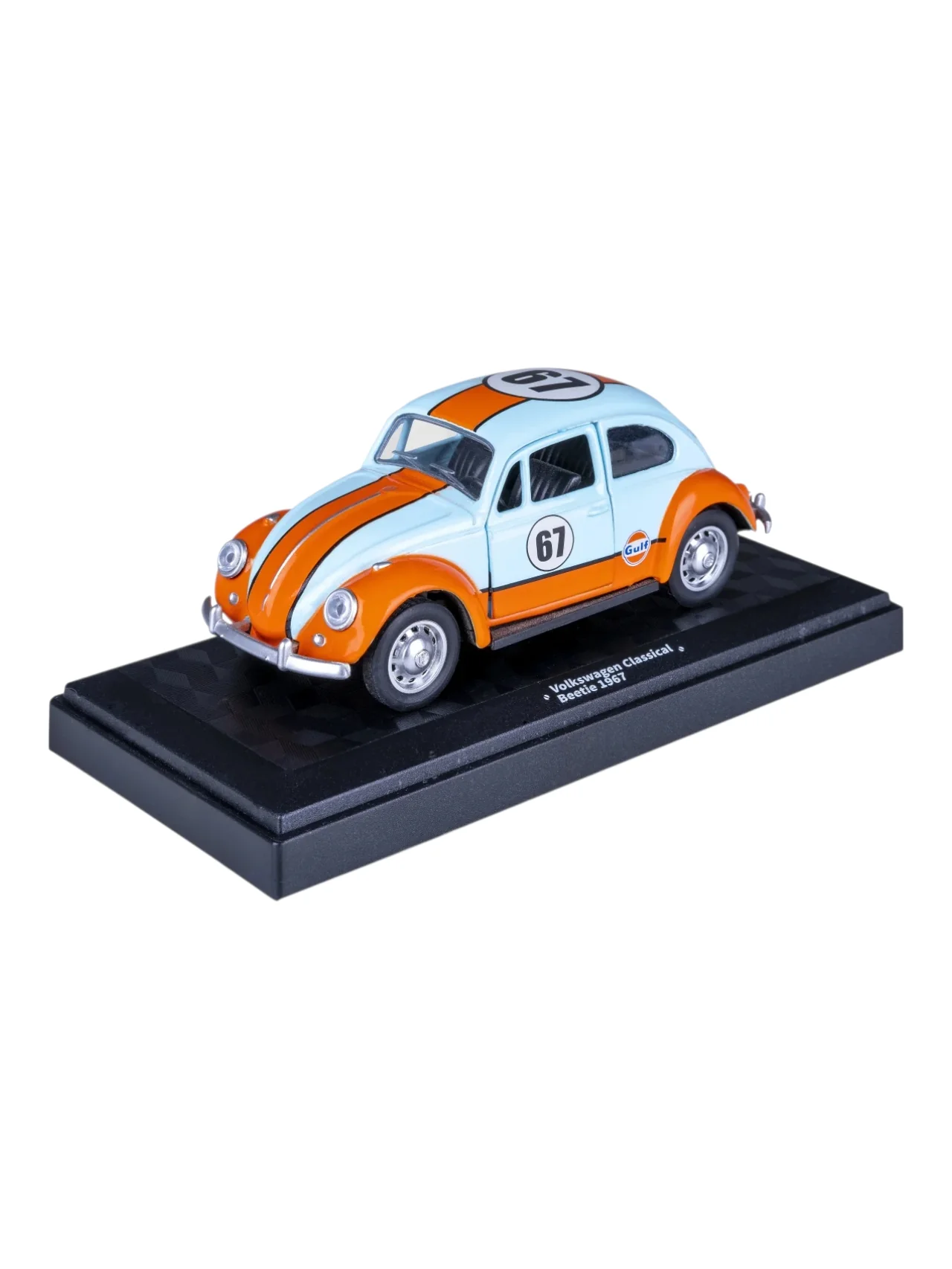 CCA Volkswagen Classical Beetle 1967 Gulf Livery 1:36 Scale Die-Cast Model Car | Collector Edition(with Acrylic site) - Image 2
