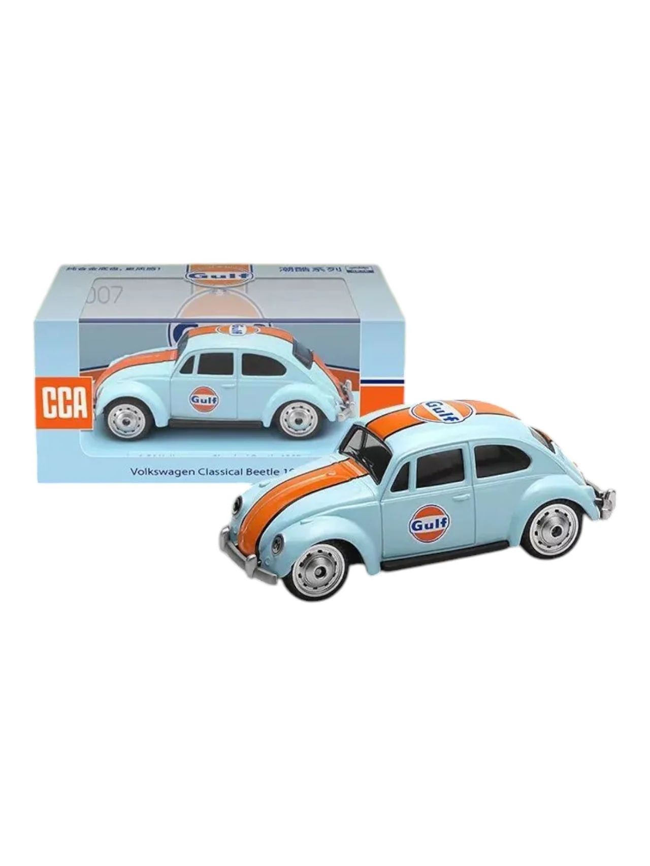 CCA Volkswagen Classical Beetle 1967 die-cast scale model car (with acrylic case) 1:64 Scale
