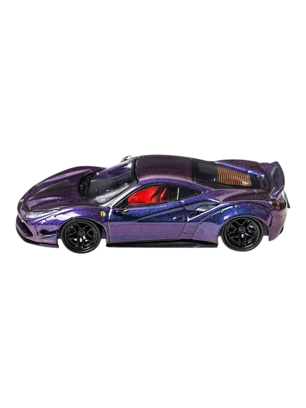 CM Model 1/64 Scale Ferrari 488 LBWK Chameleon Diecast - Image 3