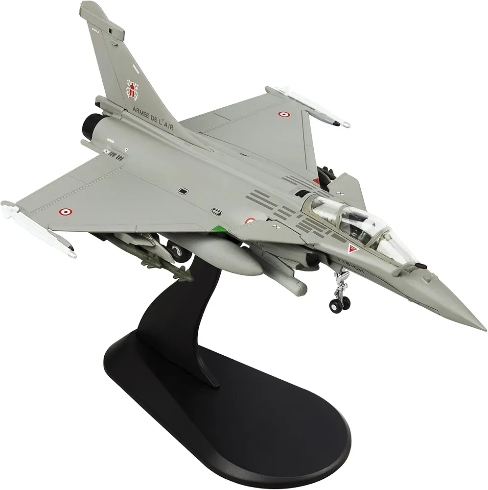 Aircraft Dassault Rafale C French Air Force Diecast Fighter Jet Model Aircraft With Display Stand ( 1:100 Scale) Military Aircraft Armee De L Air - Image 3