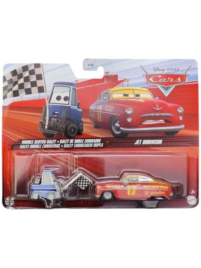 Disney Cars 2 pack Double Clutch Daley and Jet Robinson