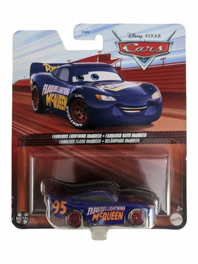 Disney Pixar Cars Fabulous Lightning McQueen Die-Cast Car | Metal Body | 1:64 Scale | Mattel Collectible Toy