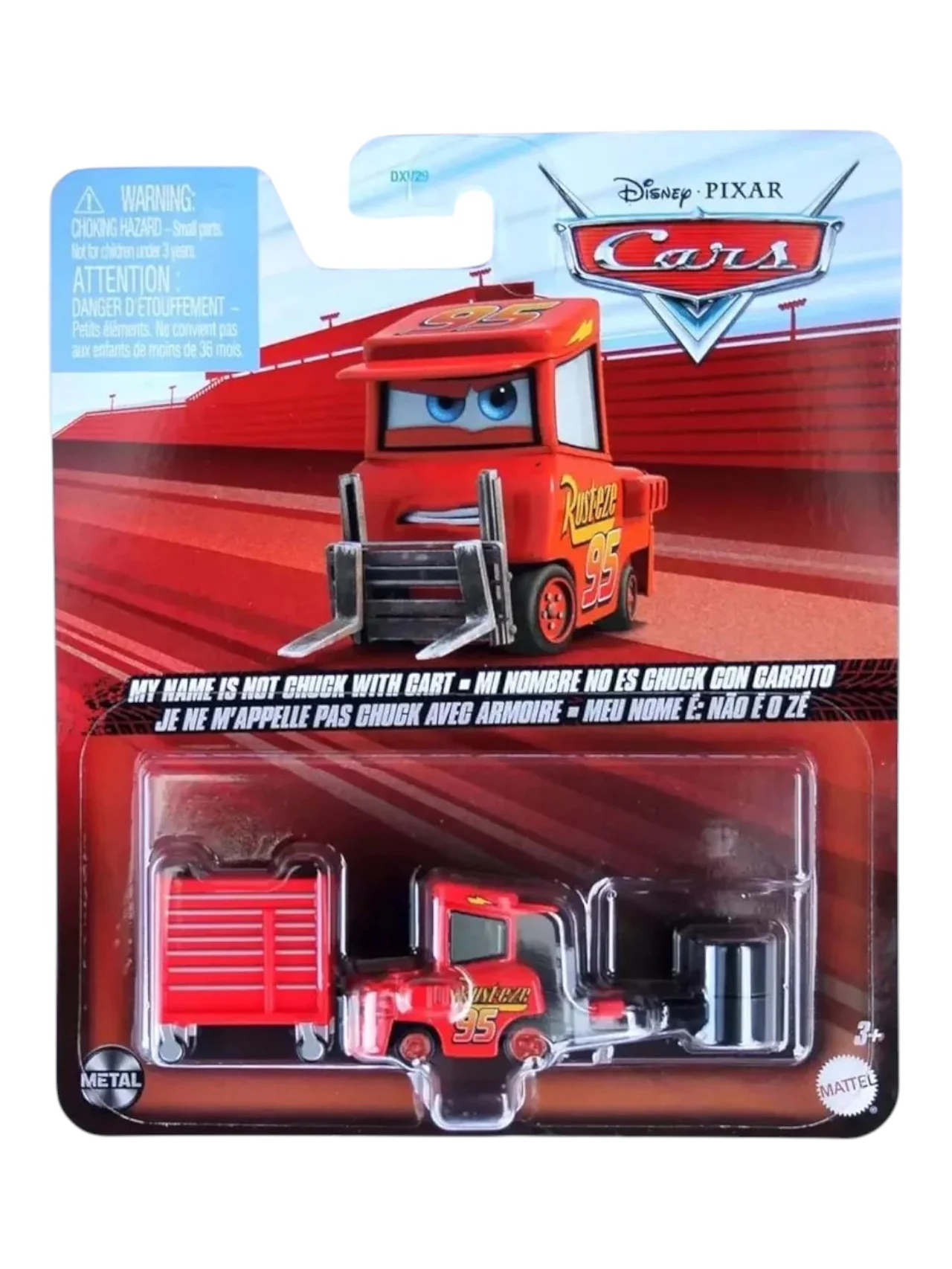 Disney Pixar Cars my name is not chuck with cart 1:64 Scale - Image 2