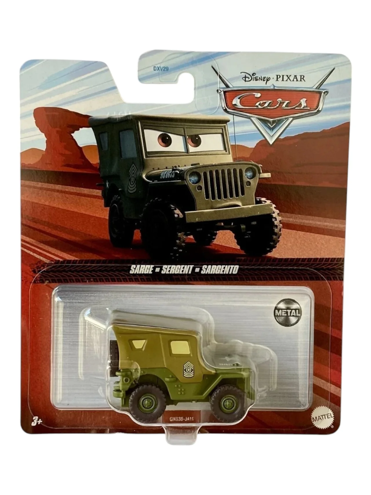 Disney Pixar Cars Pit Crew Sarge 1:64 Scale