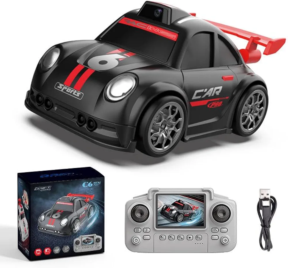 DRIFT RACING CAR C6 Mini Drift Car SeriesMini C6 with LED Lights – High-Speed Compact Drift Car 1:32 Scale - Image 3
