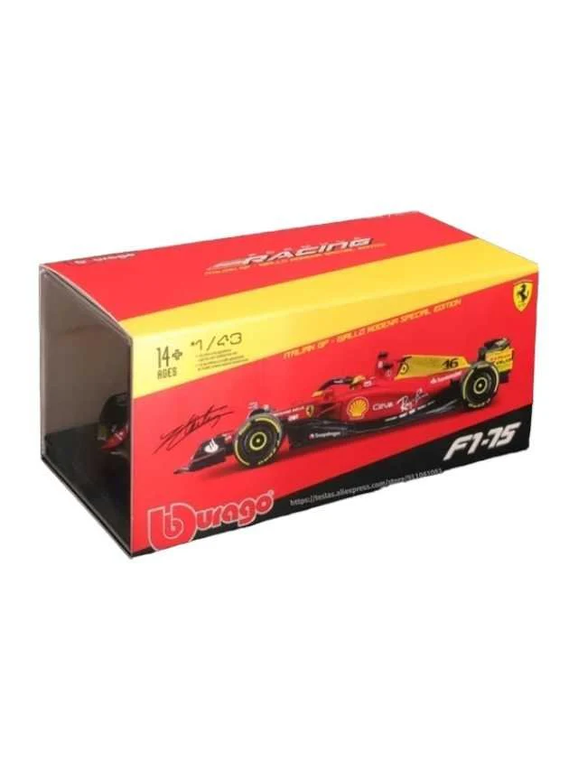 EXCLUSIVE Bburago Formula 1 (F1) Ferrari F1-75 Italian GP Charles Leclerc 2023