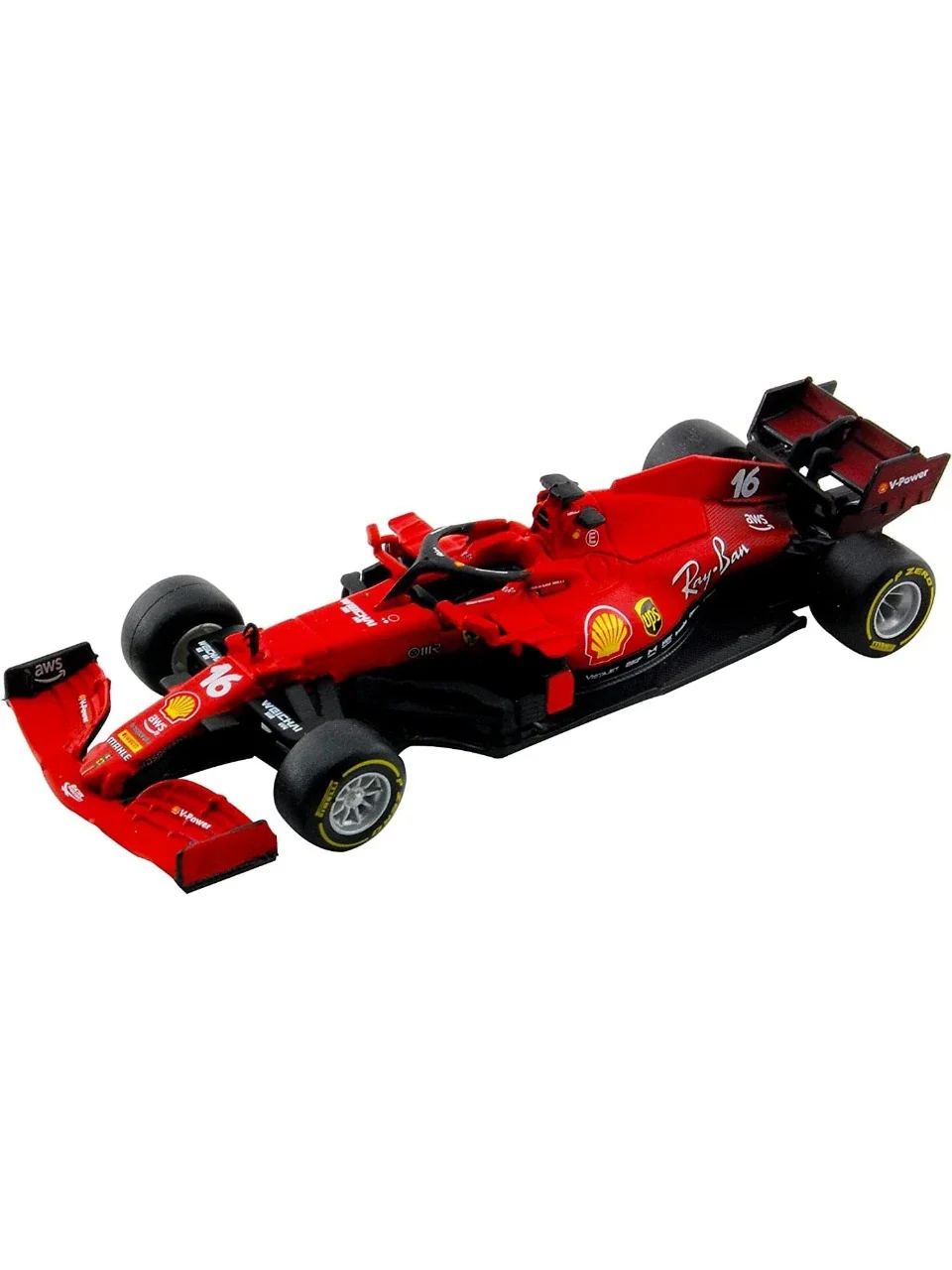 EXCLUSIVE Bburago Formula 1 (F1) racing SF21 Driver number 16 - Image 3