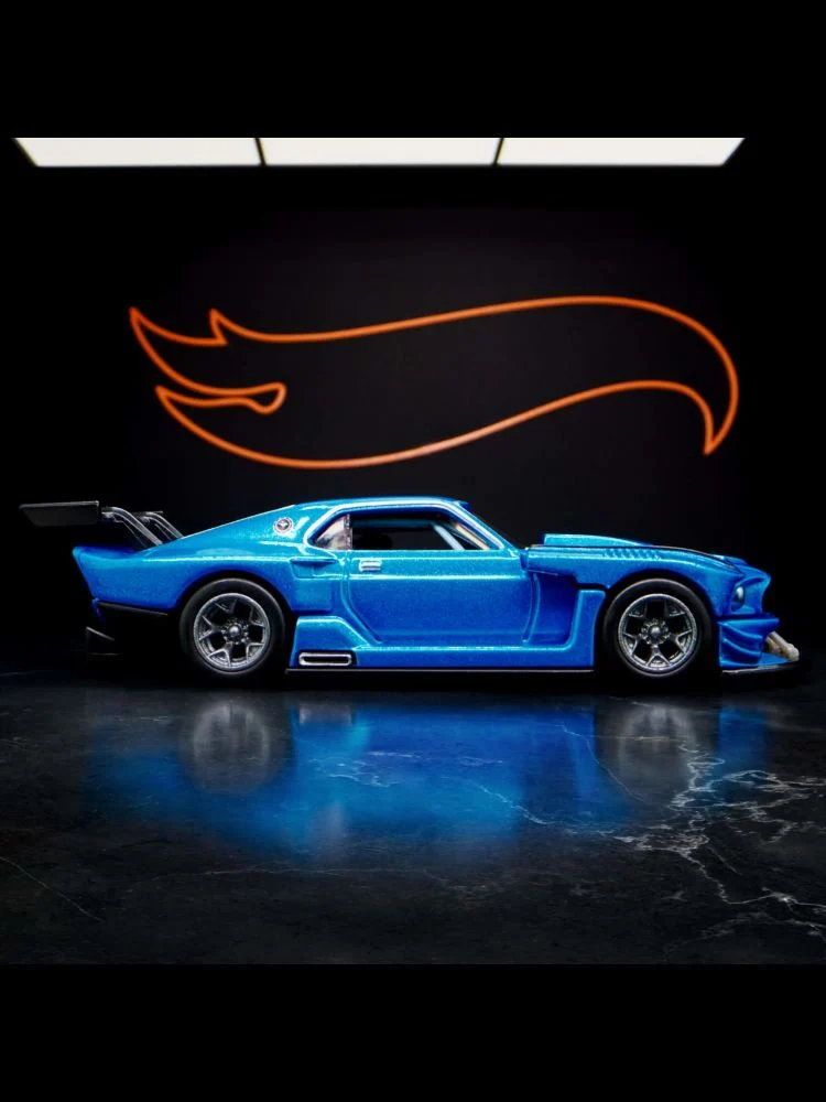 Hotwheels Elite 64 69 Ford Mustang (With Hotwheels Protector) imported Rlc collection 1:64 scale - Image 2