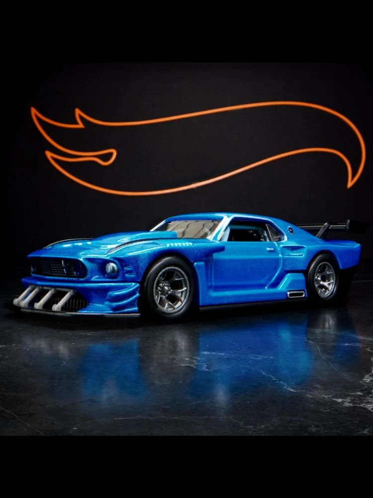 Hotwheels Elite 64 69 Ford Mustang (With Hotwheels Protector) imported Rlc collection 1:64 scale - Image 3