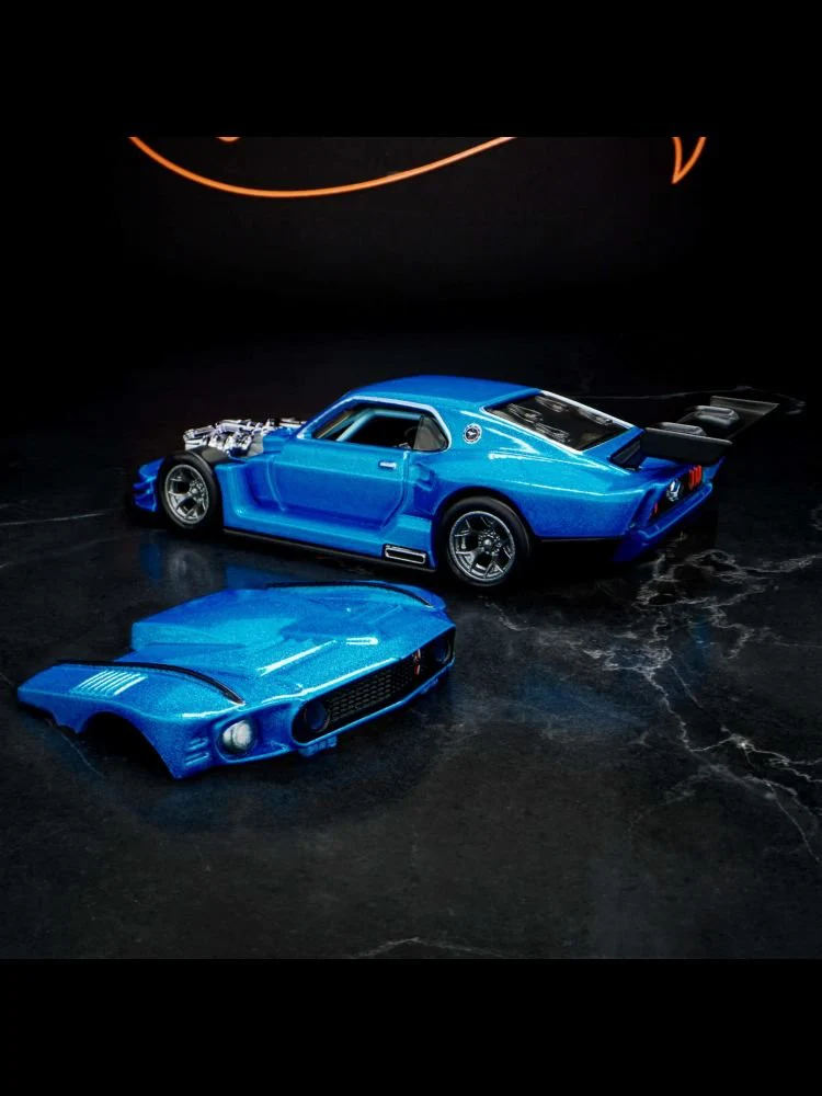Hotwheels Elite 64 69 Ford Mustang (With Hotwheels Protector) imported Rlc collection 1:64 scale - Image 6