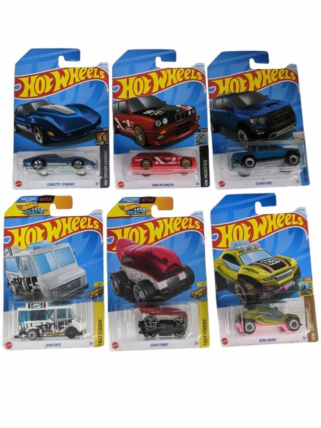 EXCLUSIVE Hot Wheels indian Car Mainlines (179 Each) as set of six