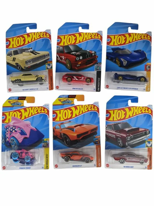 EXCLUSIVE Hot Wheels indian Car Mainlines (179 Each) as set of six np 10