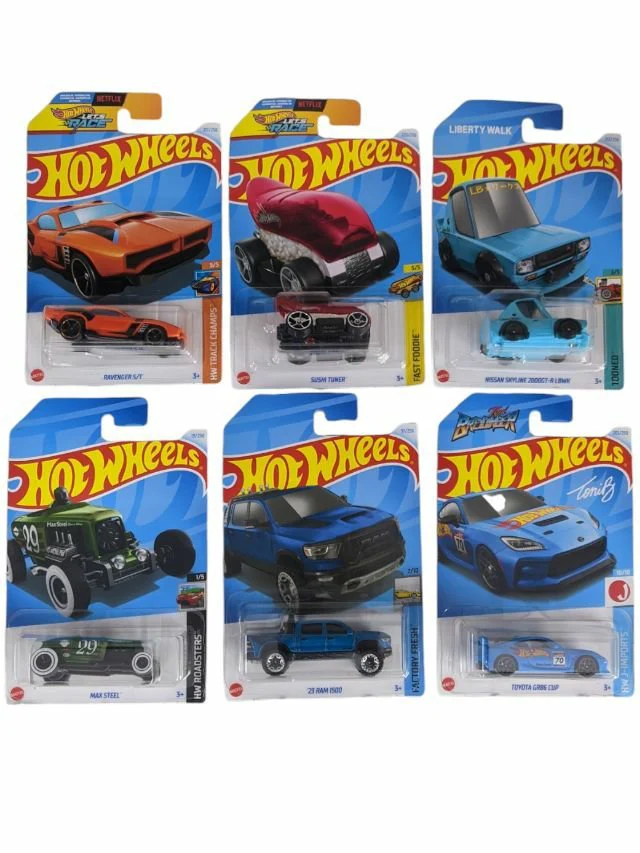 EXCLUSIVE Hot Wheels indian Car Mainlines (179 Each) as set of six nq 4