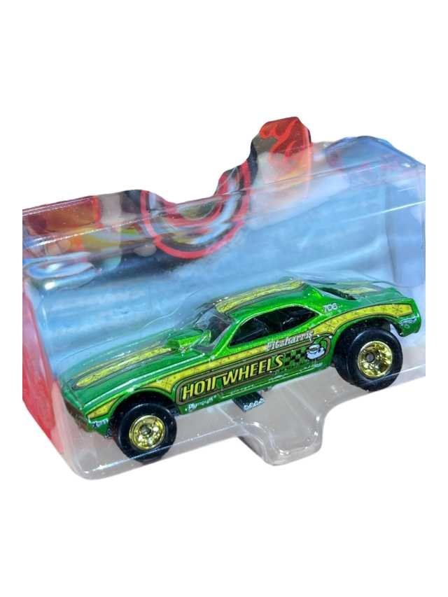 Hotwheels 2007 Holiday Rods Plymouth Barracuda Funny Car imported premium 1:64 scale - Image 2