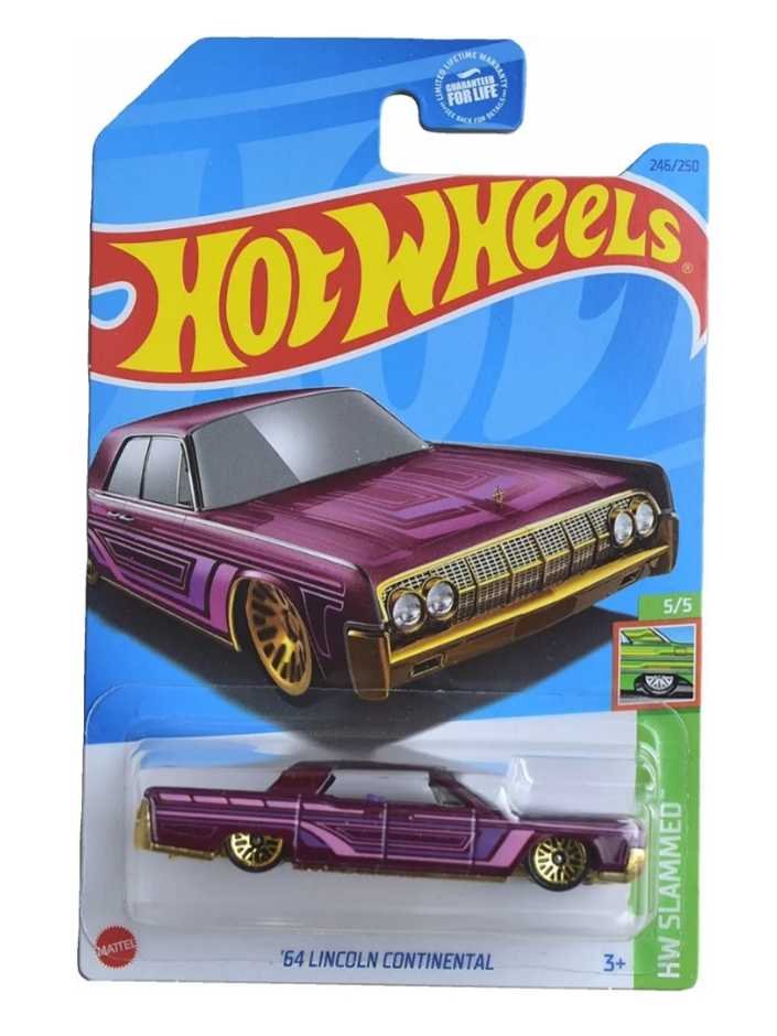 Hotwheels 64 Lincoln Continental Imported Mainline 1:64 Scale HKJ09-N7C5