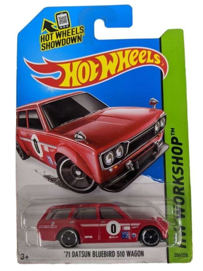 EXCLUSIVE Hotwheels 71 Datsun Bluebird 510 Wagon