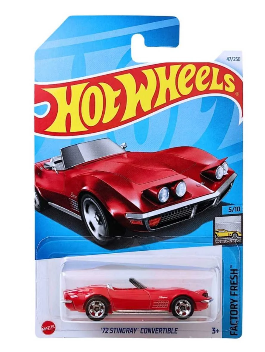 Hotwheels 72 Stingray Convertible 1:64 Imported Mainline HTD09-N7C5