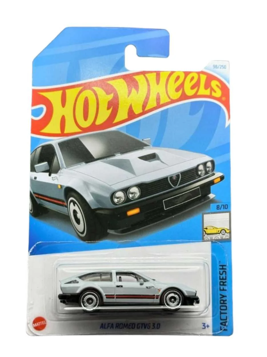 Hotwheels Alfa Romeo GTV6 3.0 Imported Mainline Card 1:64 Scale