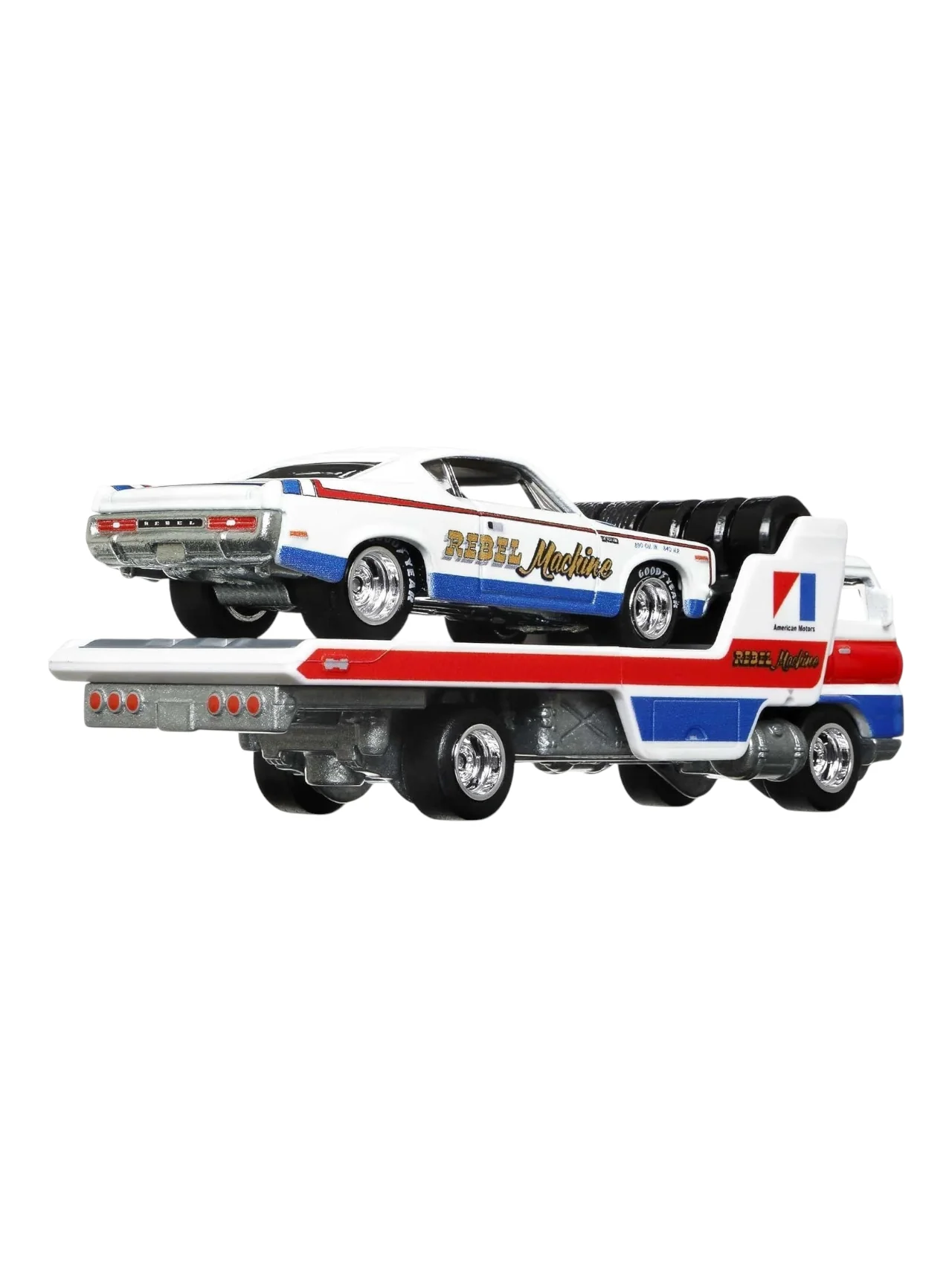 HotWheels Car Culture Team Transport AMC Rebel Machine Wide Open Imported 1:64 Scale - Image 6
