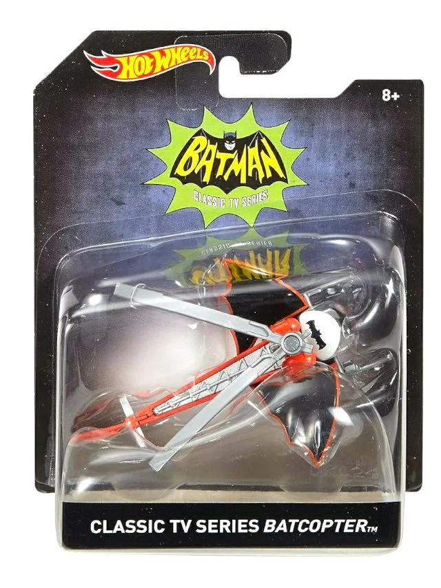 Exclusive Hotwheels Batman Classic TV Series Batcopter