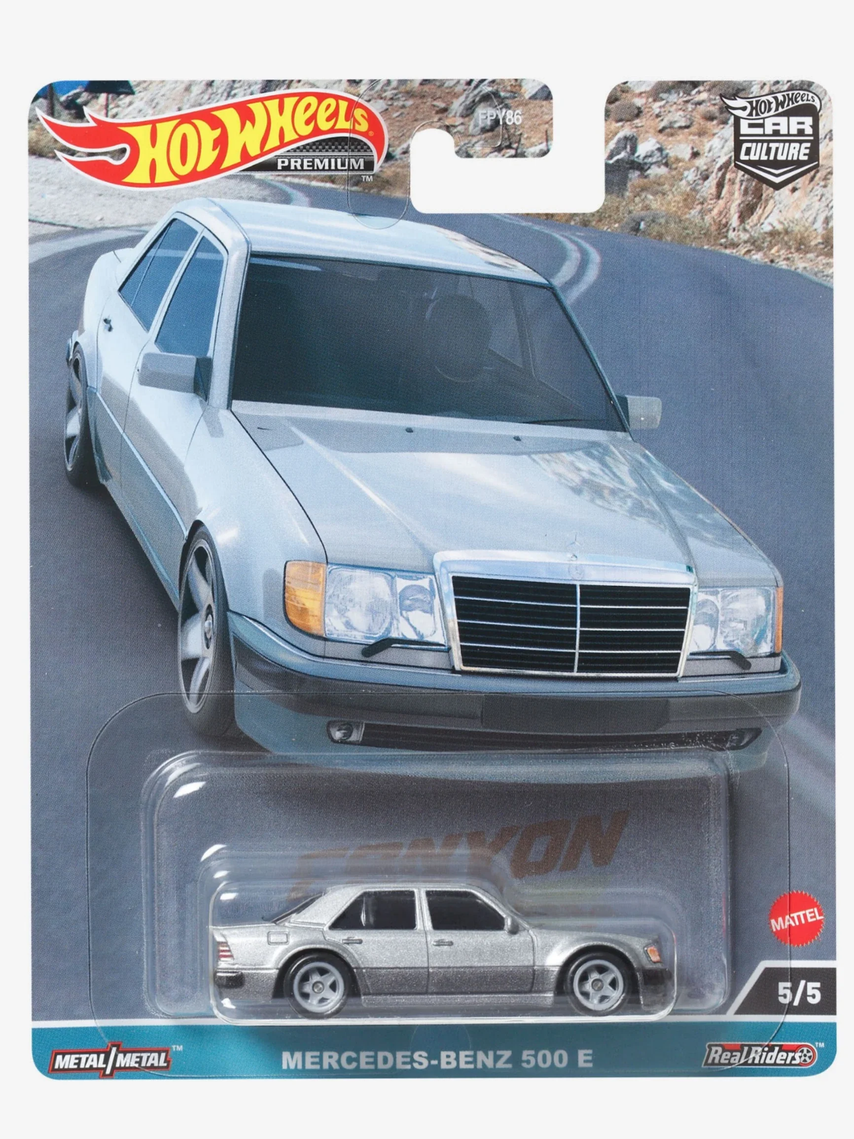 Hotwheels Mercedes Benz 500E Imported Premium 1:64 Scale
