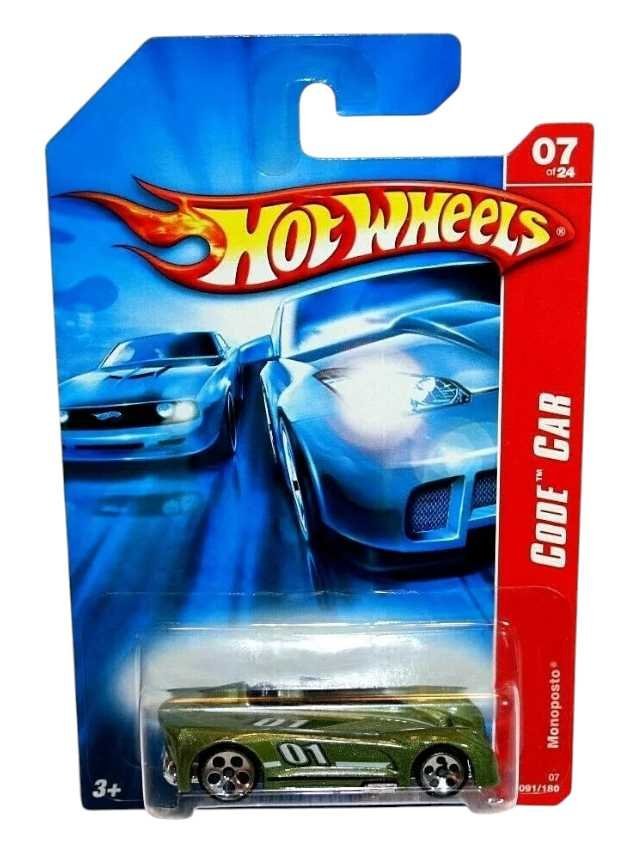 Hotwheels Code Car Monoposto Imported Card Art 1:64 Scale