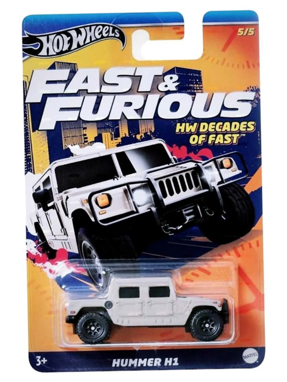 EXCLUSIVE Hotwheels Fast & Furious Set of 5 Hw Decades of Fast - Image 2
