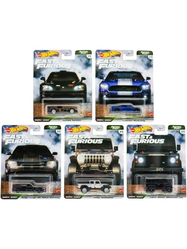 Exclusive Hotwheels Fast and Furious Fleet Set Of 5