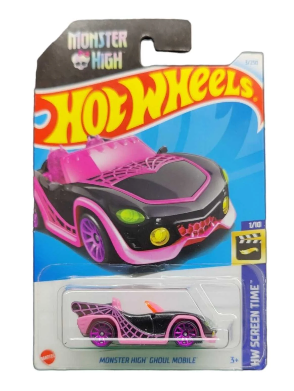 Hotwheels Monster High Ghoul Mobile imported mainline 1:64 Sxale