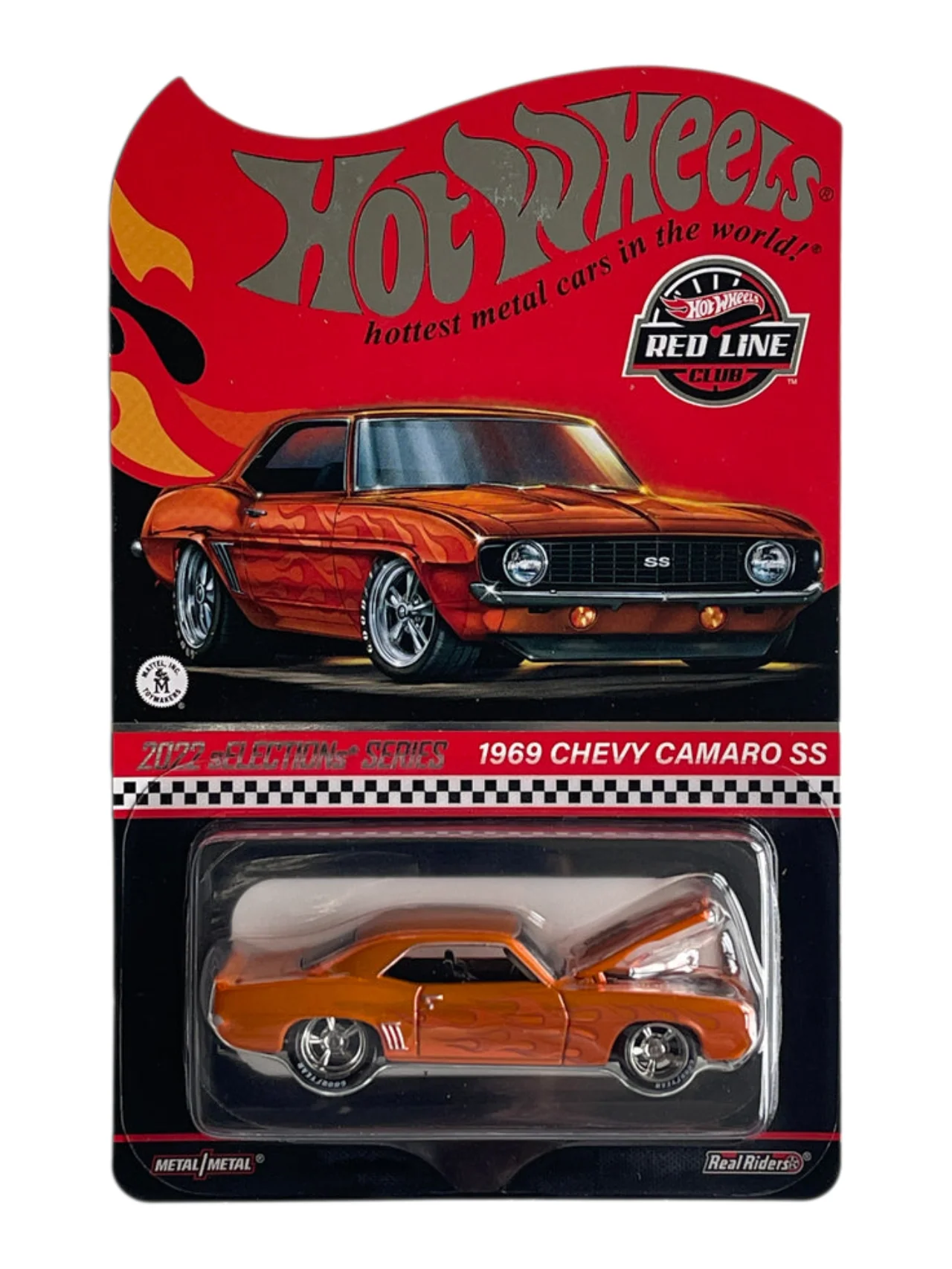 Hotwheels RLC 1969 Chevy Camaro SS Imported Premium 1:64 Scale (With protector)