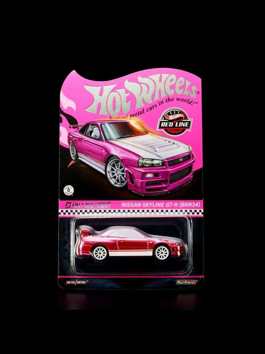Exclusive Hotwheels RLC Pink Editions Nissan Skyline GT-R (bnr34) - Image 2