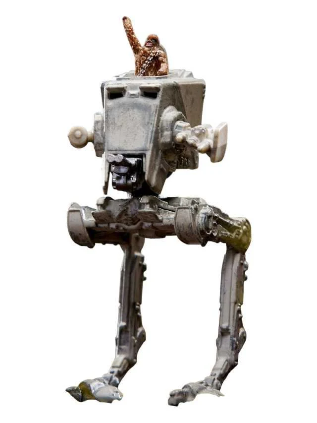 hotwheels star wars return of the jedi at-st with chewbacca imported rlc - Image 2