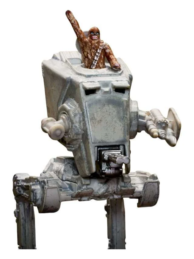 hotwheels star wars return of the jedi at-st with chewbacca imported rlc - Image 3