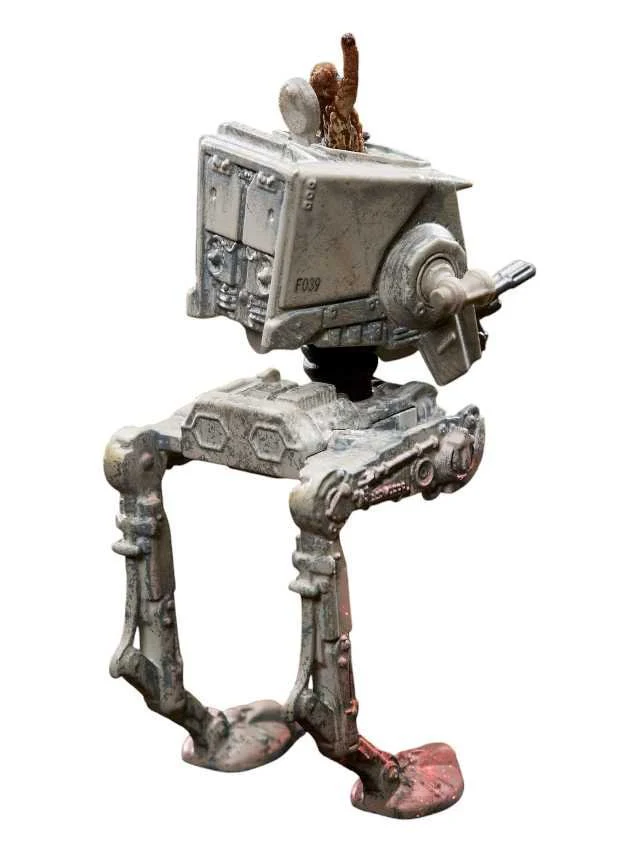 hotwheels star wars return of the jedi at-st with chewbacca imported rlc - Image 4