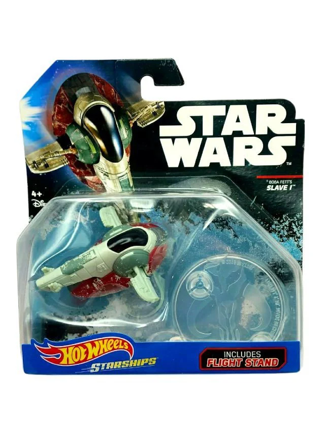 HOTWHEELS STARSHIPS BOBA FITTS SLAVE I STAR WARS DISNEY PREMIUM IMPORTED 1:64 SCALE