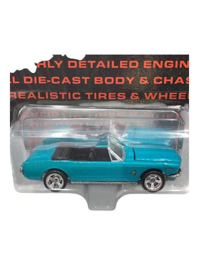 Hotwheels Ultra Hots '65 Mustang (blister damage car mint condition) imported premium 1:64 scale - Image 4