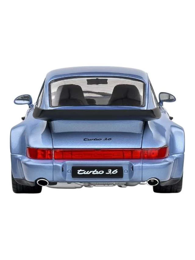 Exclusive Solido Porsche 911 964 Turbo 1990 Blue 1:18 Diecast scale model car - Image 10